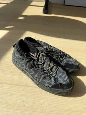 Y-3 Yohji Yamamoto Camo Quilted Sneakers - Size 8 - Pre-Owned